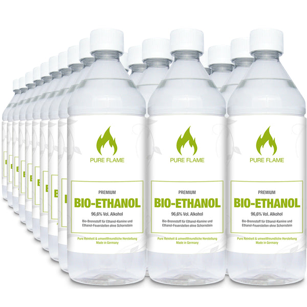 30 x 1 Liter Premium Bio-Ethanol 96,6%
